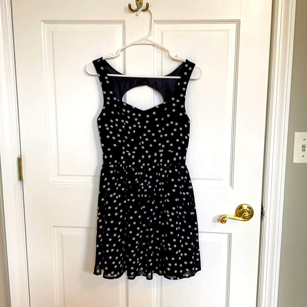 Cute polka dot preppy dress